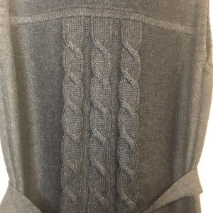 Turtle neck sweater dress